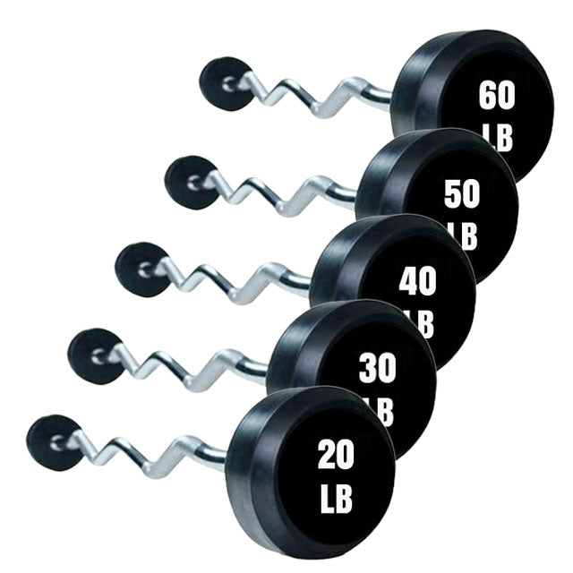 CAPITAL STRENGTH SET DE BARRAS (5) PROSTYLE DE PESO FIJO CURVAS DE 20 - 60 LBS