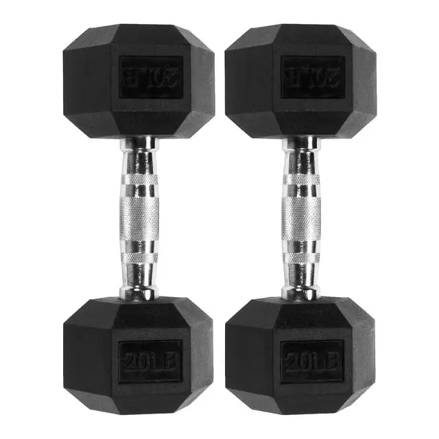 CAPITAL STRENGTH PAR DE MANCUERNAS HEXAGONALES 20 LB