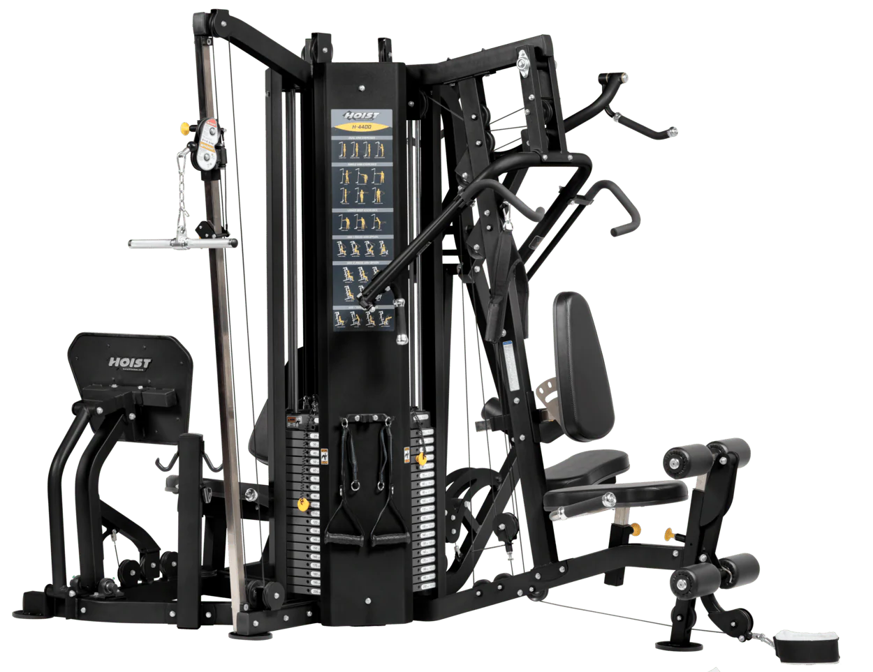 HOIST H-4400B-MB 4 STACK MULTI GYM MULTIFUNCIONAL
