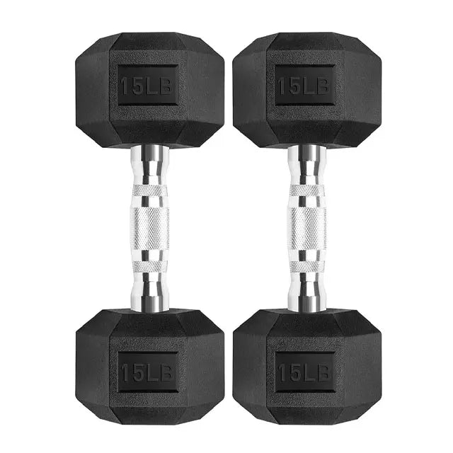 CAPITAL STRENGTH PAR DE MANCUERNAS HEXAGONALES 15 LB