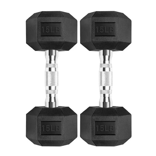 CAPITAL STRENGTH PAR DE MANCUERNAS HEXAGONALES 15 LB