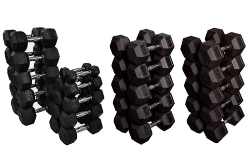 CAPITAL STRENGTH SET DE MANCUERNAS HEXAGONALES 5 - 100 LB SIN RACK