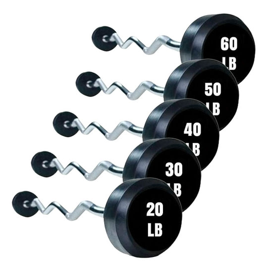 CAPITAL STRENGTH SET DE BARRAS (5) PROSTYLE DE PESO FIJO CURVAS DE 20 - 60 LBS