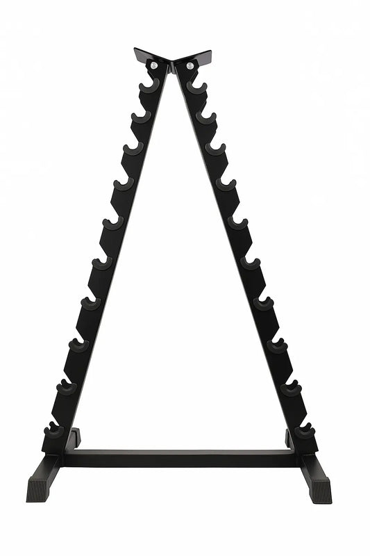 CAPITAL STRENGTH RACK DE MANCUERNAS (10) TORRE TRIANGULAR PARA SET 3 - 35 LBS